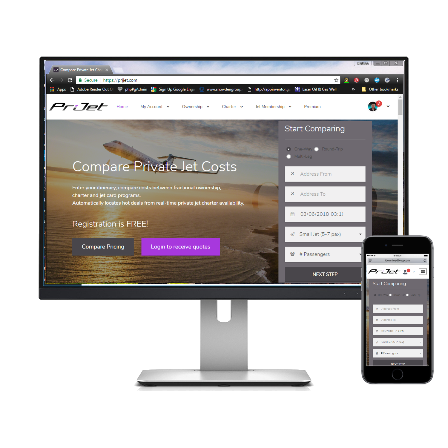 PriJet Custom Application Design